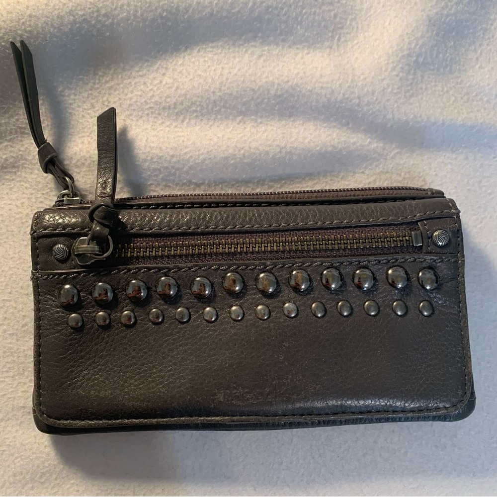 The Sak gray leather wallet